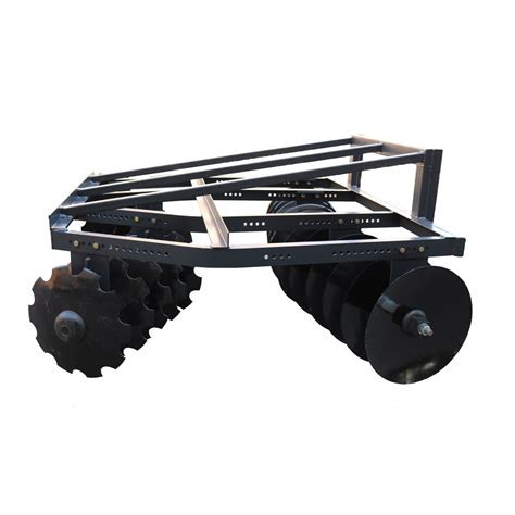 skid steer disc harrow attachment|heavy duty disc harrow.